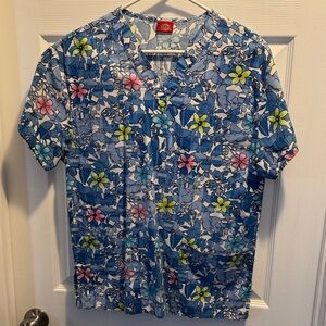 Dickies Multicolor Floral Women's Scrub Top